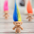 10pcs/lot 8cm Mini Trolls Doll Action Figures Toy Plastic Classical Models Dolls Spirits Boys Girls Funs Gift Toys for Children. 