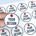 Customize 1.8 Inch Round Stickers - Thank You Sticker - Logo Stickers. 