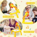 Kid Drawing Project Board with marker Giraffe drawing and Art tracking project board with Music & Light  | Learning & Drawing Board for Boys & Girls | Best Gift for Children – Art Tracing Table with Slides. 
