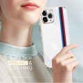 Hontinga for Infinix Hot 20i Back Cover（Free Lanyard）Luxury 6D Fashion Racing Side Pattern Case Soft Silicone Square Mobile Cover. 