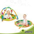 Baby Play Mat Activity Gym Foldable Laying Mat with Hanging Rattles, Washable Baby Play Mat Gym for 6+ Months Baby (Multicolor). 