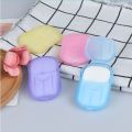 Travel Soap Paper 20pcs Mini Paper Soap Washing Hand Bath Clean Scented Slice Sheets Good for Camping BBQ Hiking Travel or Any Outdoor Activity. 