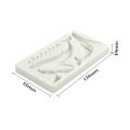 Whale-Shaped Silicone Mold Creative Durable Ocean-Themed Cake Mold Waves Design Non-Stick Baking Mold for Home Baking Professional Bakery Fondant Cake Decoration Pastry Chef Diy Cake Design. 