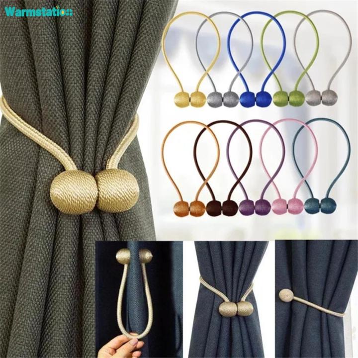 Magnet Curtains Bandages Buckle Creative Home Textile Curtain Strap Buckle Holder Window Decorative Accessories