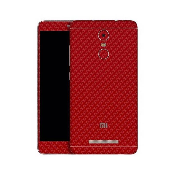 XIAOMI REDMI NOTE 3 Red Carbon Fiber Texture Mobile Skin
