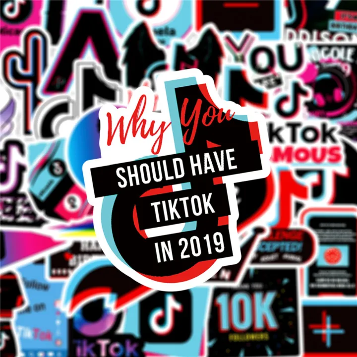 50%20Tik%20Tok%20TikTok%20logo%20graffiti%20stickers,%20luggage%20cases,%20computers,%20mobile%20phones,%20refrigerators,%20personalized%20waterproof%20stickers%20-%20Image%203