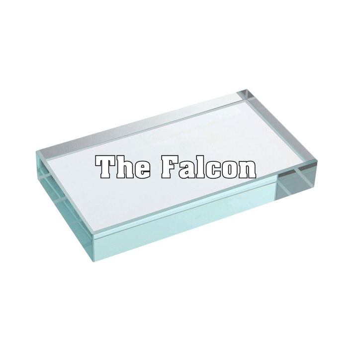 Glass Slab 75×48mm - thickneas 12mm for laboratories