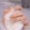 Gaoy Goya Nail Polish Gel Little Red Bottle 2023 Internet Celebrity Nude Nail Art Ice Translucent Nail Jelly Glue Set. 
