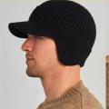 New Winter Cap Neck Warmer Beanie |Neck Warmer/Hat & Warmer | Winter cap for Unisex |  Winter Cap Black and neck Elastic Knitting Thick Fleece Warm Woolen Beanie Cap Sport Hat. 