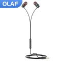 OLAF Wired 3.5mm In-ear earphone with Microphone type c headphone Wired earphone for Samsung Galaxy S8 S9 Xiaomi poco universal. 