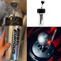 Fast and Furious 9 Water Cup, Shift Lever Style Cups with Straw and Lid, Real Experience The Feeling of Manipulation Sense 650ml. 