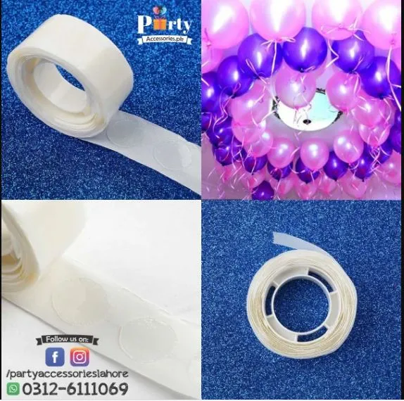 Genuine's%20Dots%20Glue%20Double%20sided%20Tape%20for%20balloons%20party%20supplies%20decoration%20wedding%20events%20birthday%20adhesive%20removable%20points%20-%20Image%204