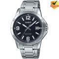 Original Casio - MTP-V004D-1B2UDF - Stainless Steel Wrist Watch for Men. 