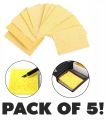 (Pack of 5) Soldering Iron Sponge Electric Welding Cleaner Cleaning Pads High Temperature Welding Sponge for Soldering Tools. 