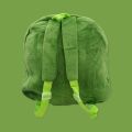 Green Color Ben 10 Plush Backpacks School Bag Stuffed Cartoon Character Bag for Children. 