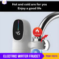 Faucet Electrical Instant Hot Water Heating Tap | 220v Instant Electric Water Heater Faucet with Digital Display for Kitchen & Bathroom Free Installation. 