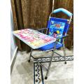 Kids Foldable & Portable Study+Eating Table & Chair Used For Multi Purpose. 