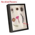 3d Multipurpose Deep Frame for Dried Flowers Wooden Photo Frame 3cm Depth Nordic Shadow Box Picture Specimens Holder Wall Decor. 