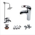 Bathroom set-shower set for bathroom complete-Bathroom set wallmounted complete , 90% made with Brass. 