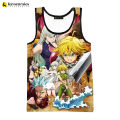 Hot Anime The Seven Deadly Sins Nana Printed 3D Vest Men Women Children Fashion Casual Streetwear Tops Cool Tank Tops Clothes. 