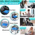 Non Slip Egg Sitter Gel Seat Cushion Soft Sitting Support Pad Cushion for Car and Office Chair Seat Pads Breathable Honeycomb Bike seat foam. 