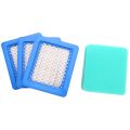 3 Pack 491588S Air Filter with Pre Filter for Briggs and Stratton. 