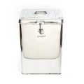 5kg, 10 kg stainless steel finishing canister container Daba Oil Box Atta Box Floor storage Box. 