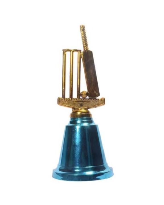 Cricket Trophy - Golden & Blue