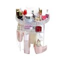 Rotating makeup organizer/Cosmetic organizer/Acrylic diamond organizer/ Big size 12 inches. 