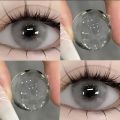 Shade Name: Euro Grey, Soft Color Contact Lenses / Eye Lenses / Fashion Lenses / Cosmetics Lenses High Quality Lenses With Free Water Kit. 