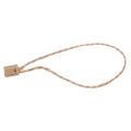 Spring lock pin loop tie fastener 100 pieces set tag jute rope. 