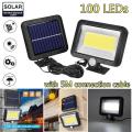 Split Type Solar Energy Light Flood Lights 5M Wire Length Garden Lamp Motion Sensor Lights Solar Wall Light. 