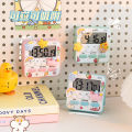 Cute timer children students do problems self-discipline alarm clock reminder kitchen stopwatch time management countdown timer. 