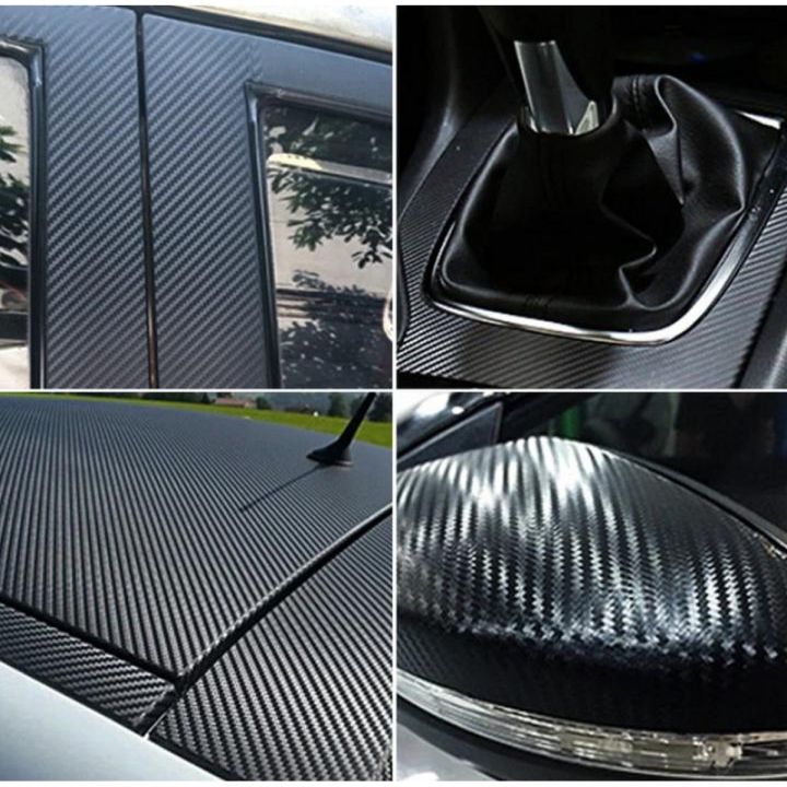 150cmx30cm 3D Carbon Fiber Vinyl Film Waterproof Car Wrap for Motorcycle Auto Styling  Car Accessories
