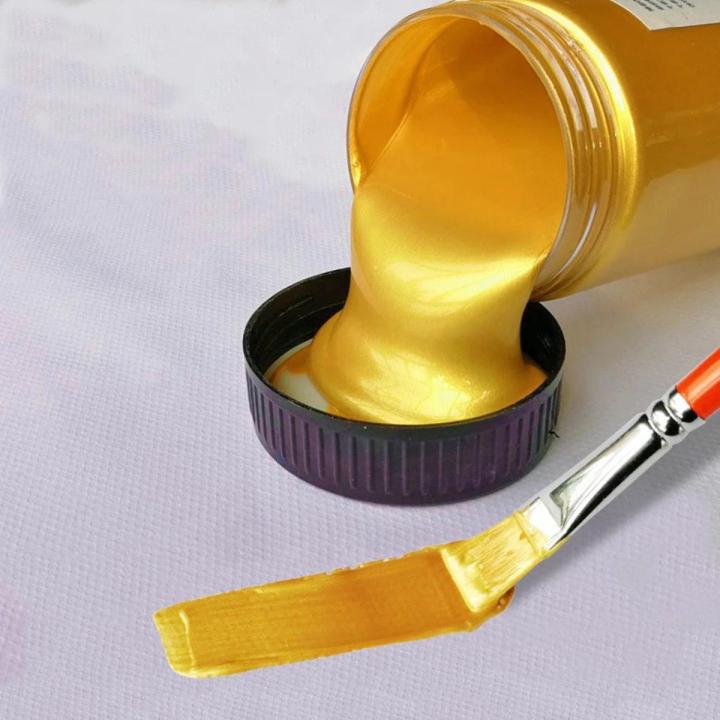 Royal Collection Pigments - Edge Paint Light Golden - Metallic Waterproof Permanent Edge Paint - Metallic High Pigmented Edge Paints - Epoxy Resin Supplies Craft
