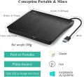 Cocopa USB 3.0 External CD/DVD Player and Writer Black. 