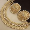 Amazing  jewelry sets golden color necklace earrings  wedding crystal women fashion jewellery set. 