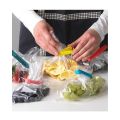 IKEA Sealing clips  set of 30  assorted colors  mixed colors  mixed sizes  Plastic bag sealing clips  Plastic sealer for food bags  Food storage bag clips clamps. 