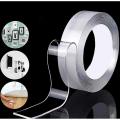 KS 1 Pcs Double Sided Tape, 2.5M , Transparent, Double Sided Tape for Walls, Double Sided Adhesive Tape, Mounting Tape, Adhesive Tape, Two Sided Tape, Double Stick Tape, Double Face Tape. 