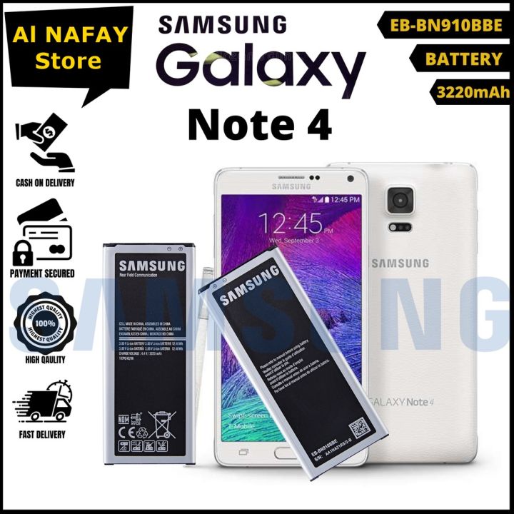 SAMSUNG%20Note%204%20N910%20Battery%20Replacement%20EB-BN910BBE%20Battery%20with%203220mAh%20Capacity%20_%20Black%20-%20Image%202