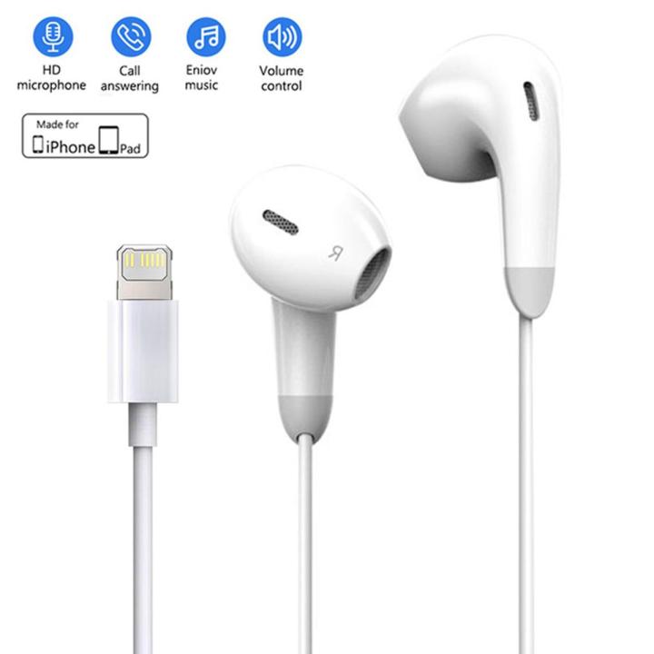 Lightning Connector Headset Iphone Ori Origina APPLE EarPods