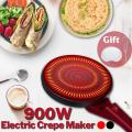Automatic Roti Maker - Electric Crepe Maker - Pizza Pan cake Machine Non-Stick Griddle - Baking Pan Cake Machine Kitchen Appliance. 