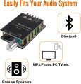 Wuzhi 100W + 100W Bluetooth Amplifier Board TPA311 Dual Channel ZK-1002 Audio Amp Board DC 5-27V. 
