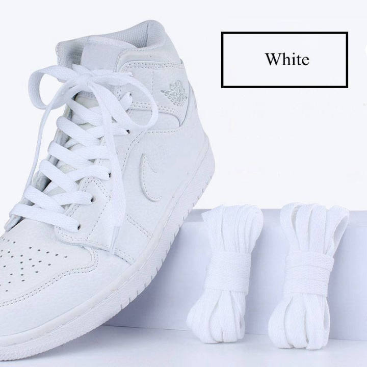 Flat Sneaker laces highy guffed for your Shoes | Flat Shoe laces for your premium Sneakers | White abd Black Shoe Laces