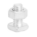 100 Packs Greenhouse Nuts and Bolts Square Head Bolts Nuts Greenhouse Repair Kit Parts Replacement Garden Supplies. 