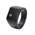 Solid 316L Stainless Steel Men Ring – Plain Biker Ring, Classical Simple Blank Band, Durable Fashion Jewelry Pakistan. 