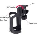 Bike Cup Holder Stroller Bottle Holders Universal 360 Degrees Rotation Antislip Cup Drink Holder for Baby Stroller Pushchair Bicycle Wheelchair Walker Motorcycle - Black. 