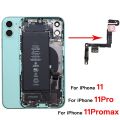 Volume Button Flex Cable For iPhone 11 Pro X XR XS Max Power Button With Flash Light Microphone Flex Replacement. 
