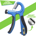 Counting Non-Slip Hand Grip Adjustable Sports Grip R Shaped Measurable Exercise Force Spring Gripper Finger Gripper Carp Expander Automatic Counting Hand Gripper Adjustable Resistance Automatic  Strength Trainer Fingers Wrist Forearm Denovo Mart. 