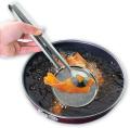 Multi-functional 2 in 1 Fry Tool Filter Spoon Strainer With Clip,Oil Frying BBQ Filter Stainless Steel Mesh Strainer Kitchen Tool Frying. 